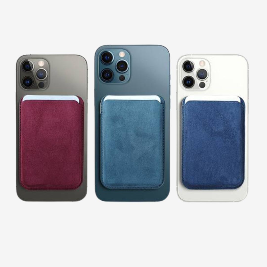 Magnetic Wallet | "Alcantara" 