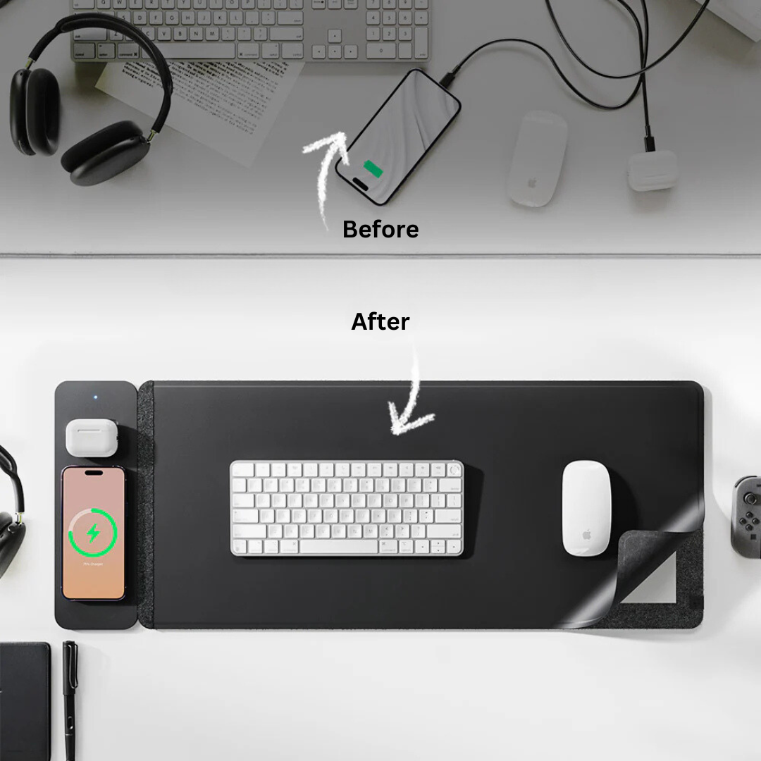 "SmartCharge" desk pad