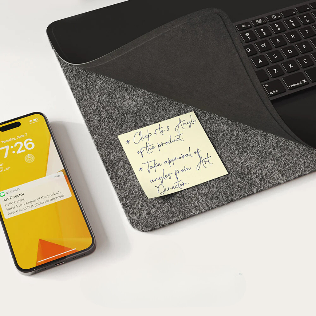 "SmartCharge" desk pad
